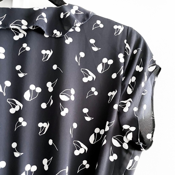 Sunday Best Cherry Savoy Dress - Picture 13 of 15